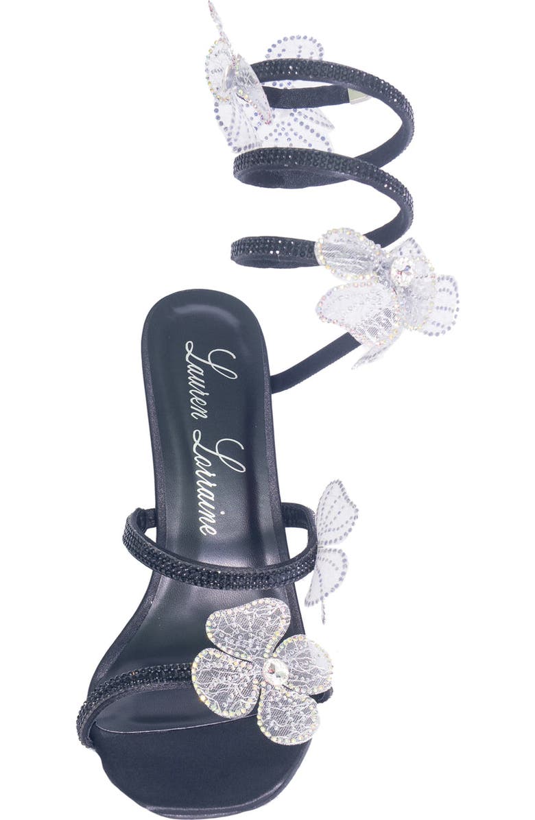 Lauren Lorraine Victoria Sandals, Alternate, color, Black