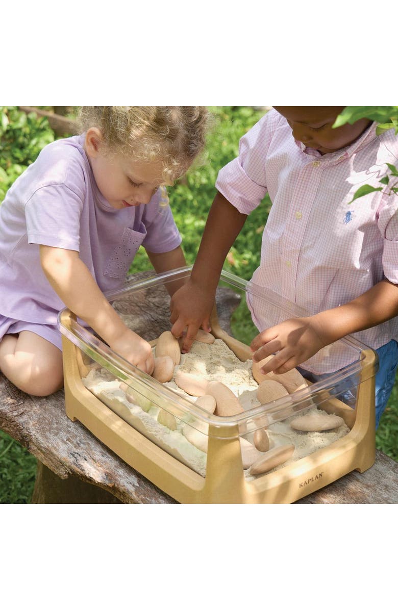 Kaplan Early Learning Company Tabletop Sand and Water Table, Alternate, color, Beige