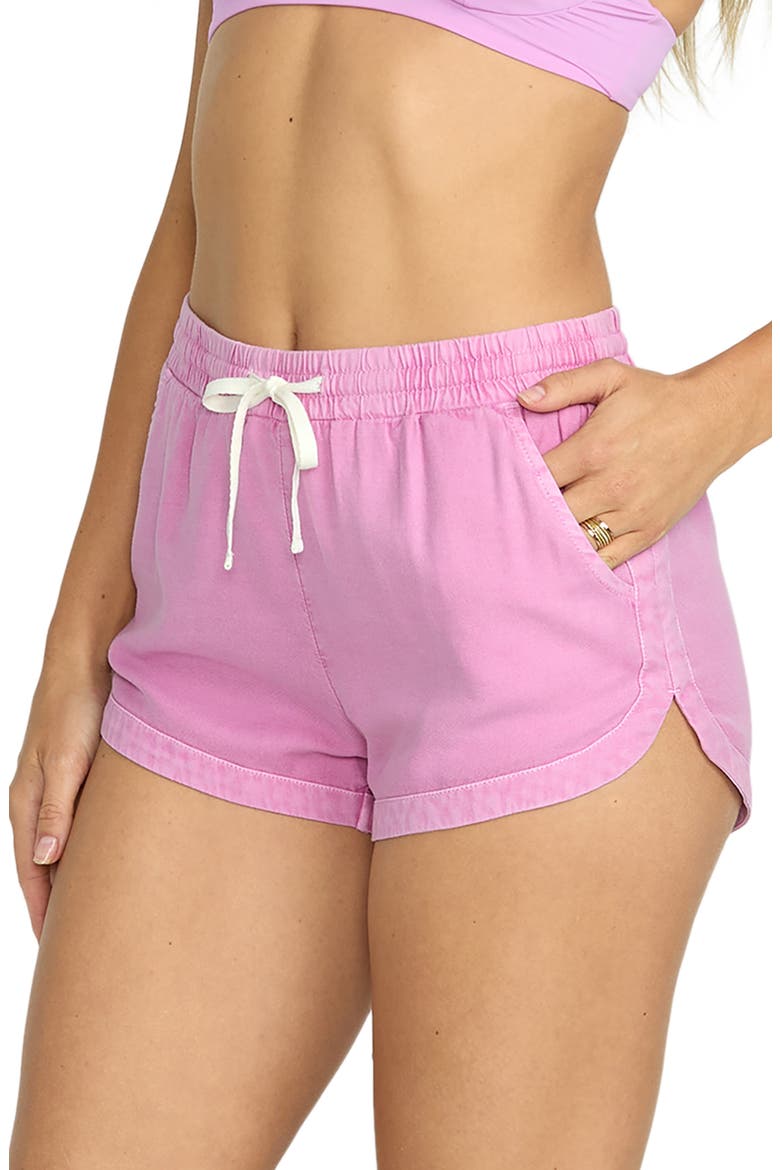 'Road Trippin' Shorts, Alternate, color, BRIGHT ROSE