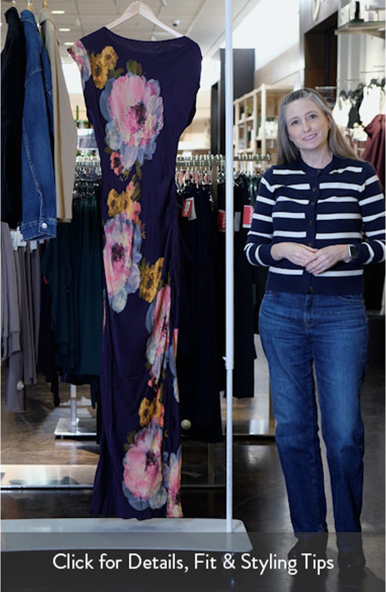 Elroy One-Shoulder Satin Gown, sales video thumbnail