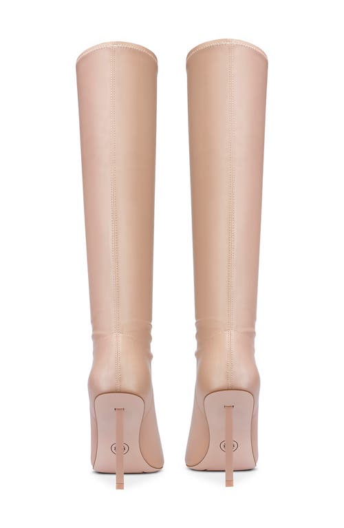 Femme La Whistler Pointed Toe Knee High Boot In Sand
