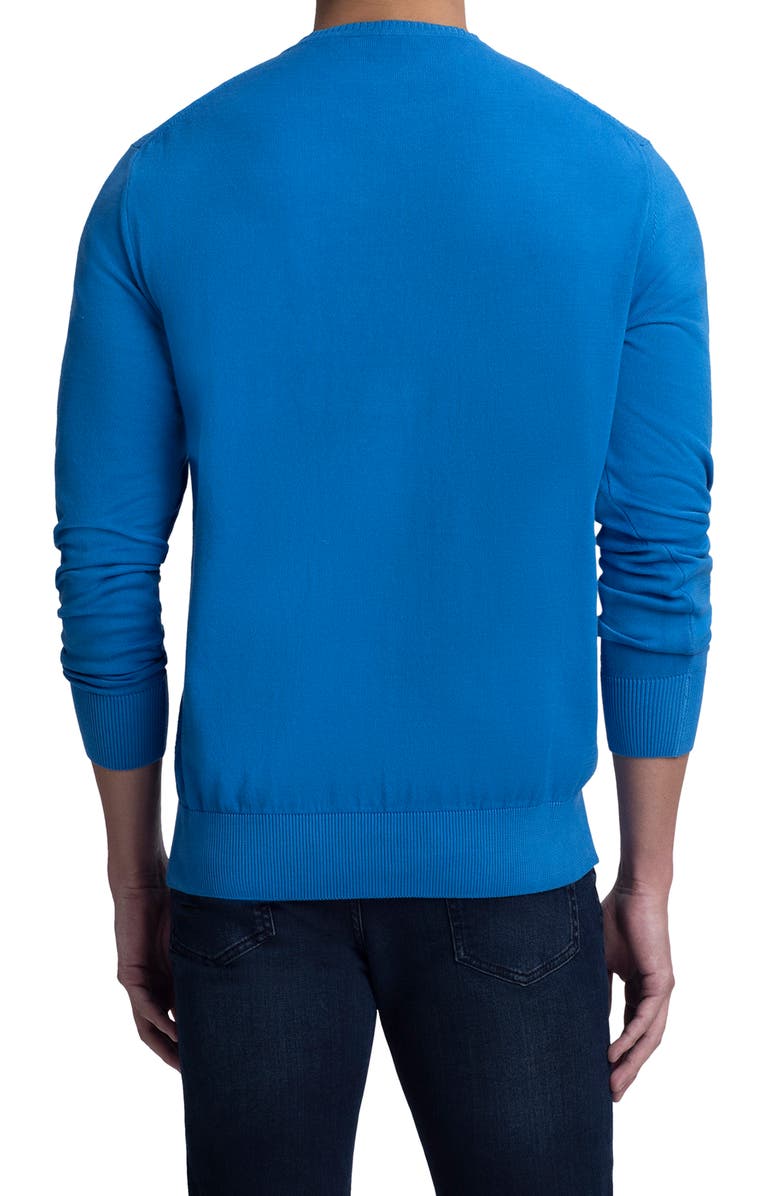 Bugatchi Cotton Crewneck Sweater, Alternate, color, 