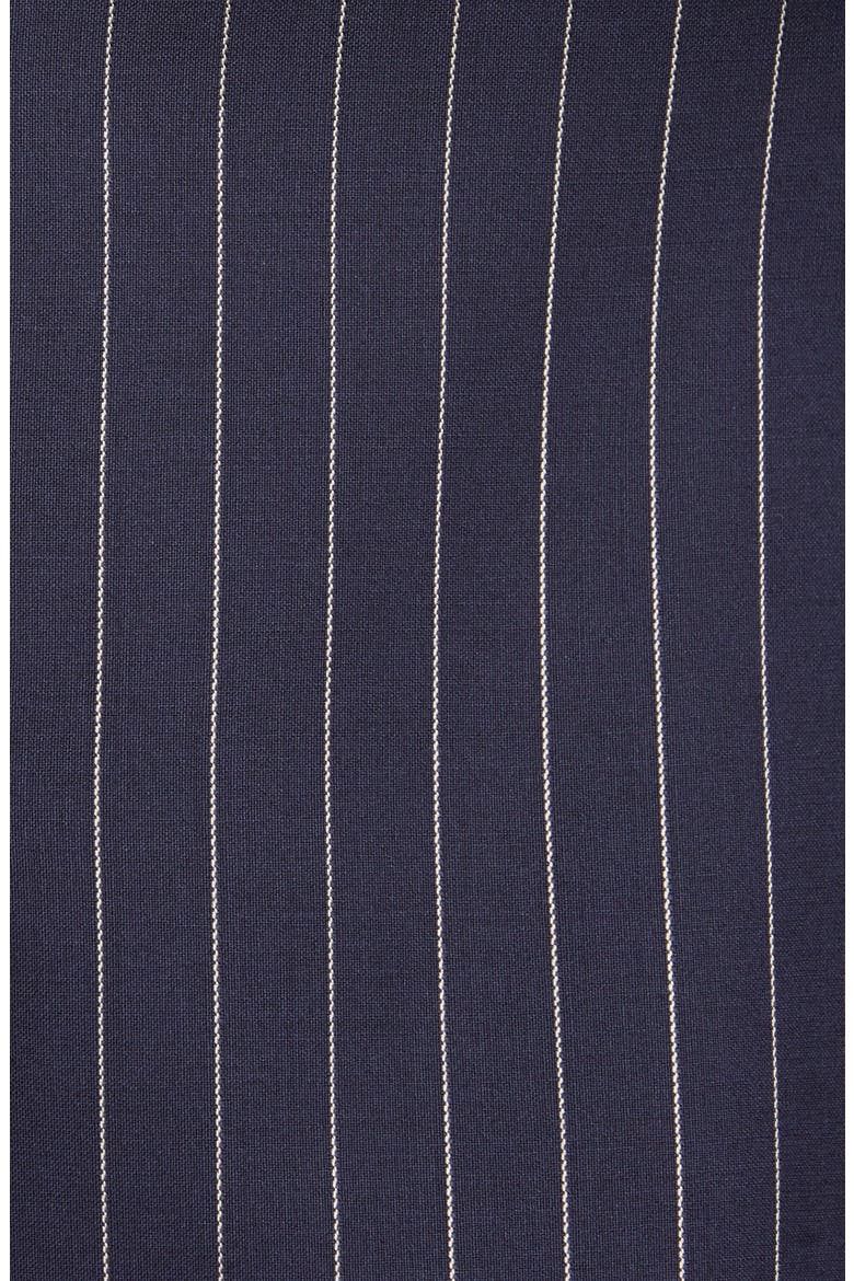 Jaxtina Stretch Wool Pinstripe Jacket, Alternate, color, MIDNIGHT FANTASY