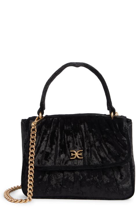 Ellie Pleated Top Handle Shoulder Bag