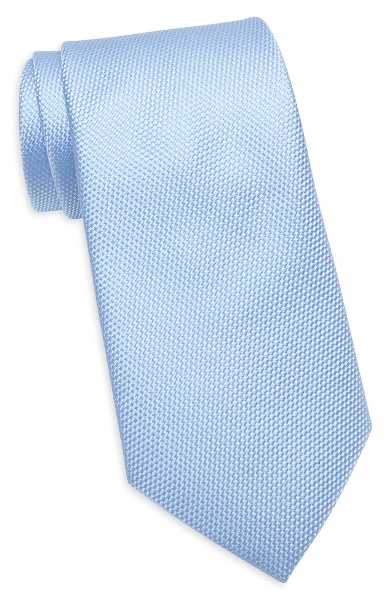Michael Kors Formal Texture Neck Tie, Main, color, Light Blue