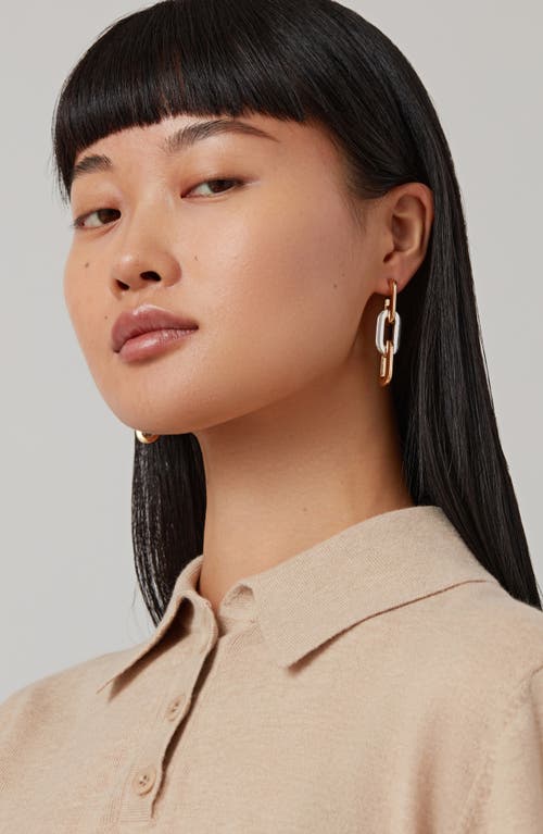 Jenny Bird Toni Mixed Metal Link Drop Earrings