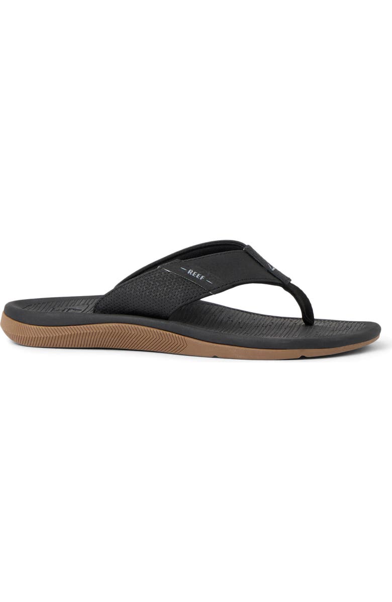 Reef Kids' Santa Ana Flip Flop, Alternate, color, Black