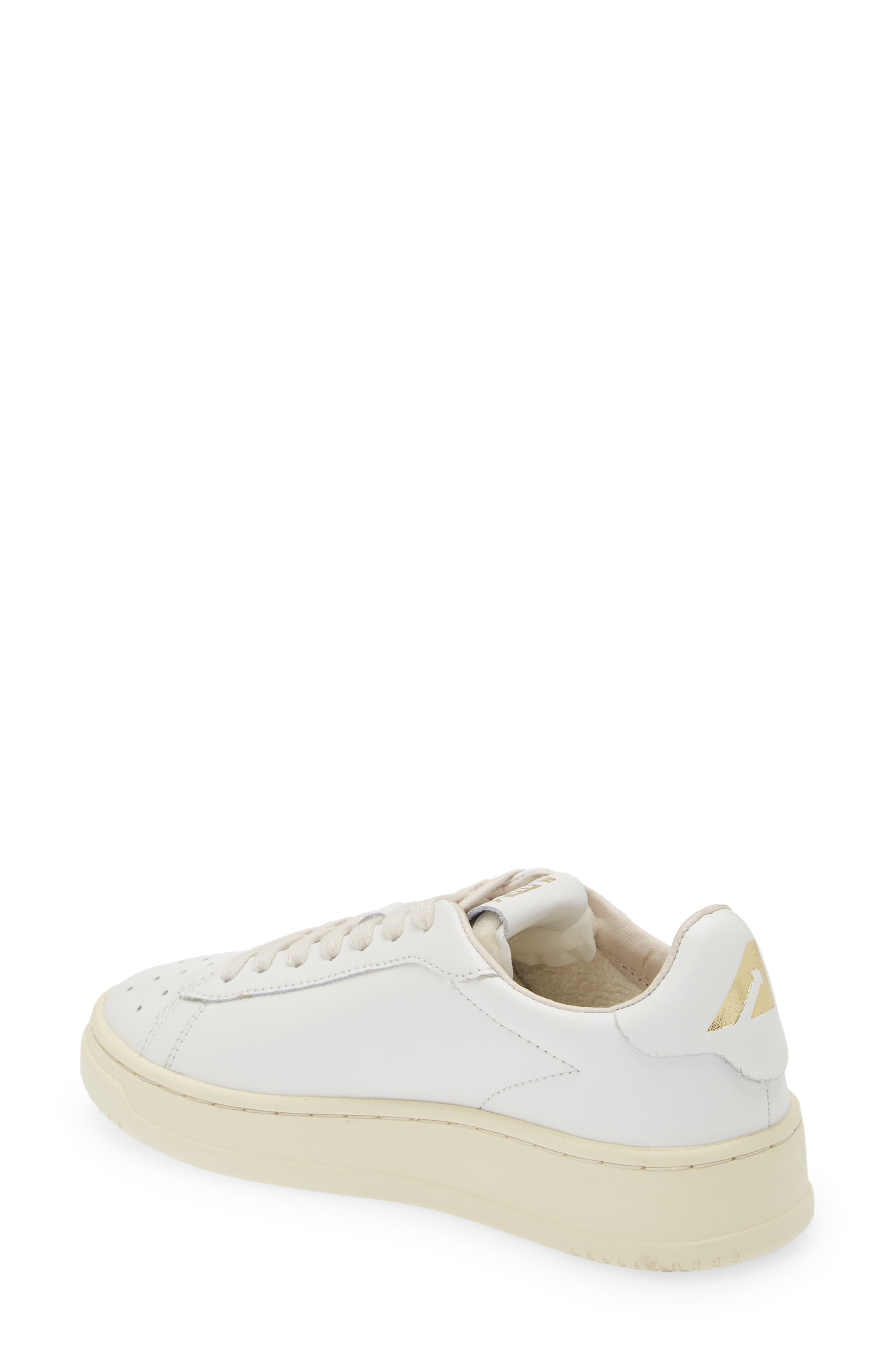 AUTRY Dallas Low Top Sneaker, Alternate, color, Wht/Plat