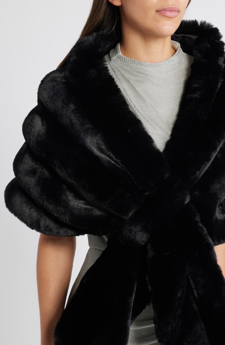 Et Ochs Pelted Faux Fur Stole, Alternate, color, 