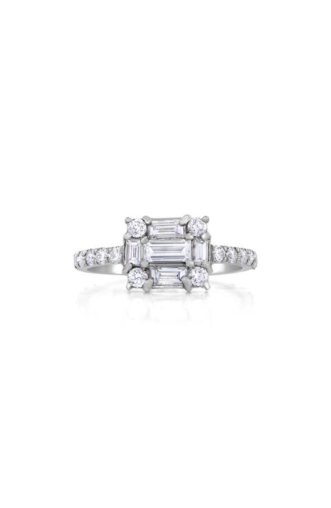 Clarity3 18k White Gold Diamond Ring