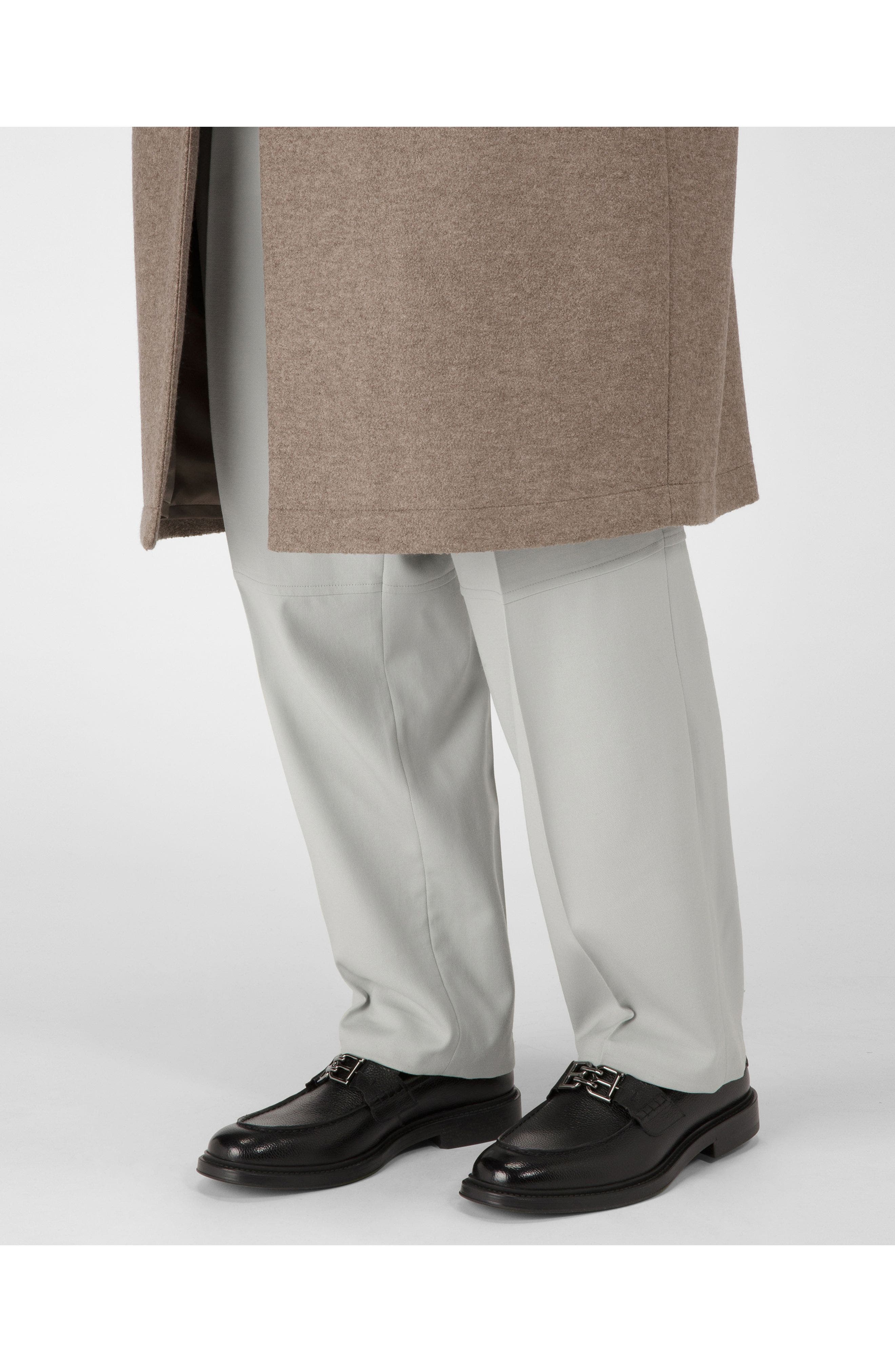 Bally Nickolas Leather Loafers, Alternate, color, Black