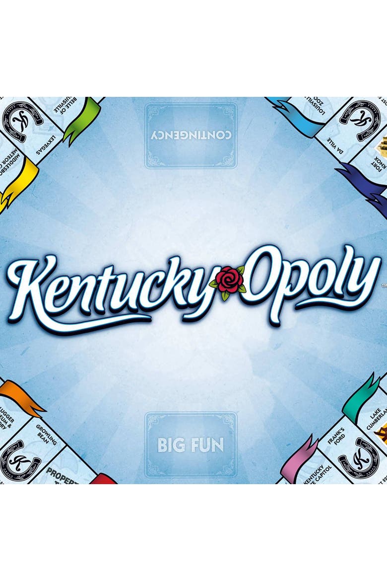 Kentucky Opoly Board Game, Alternate, color, Multicolored