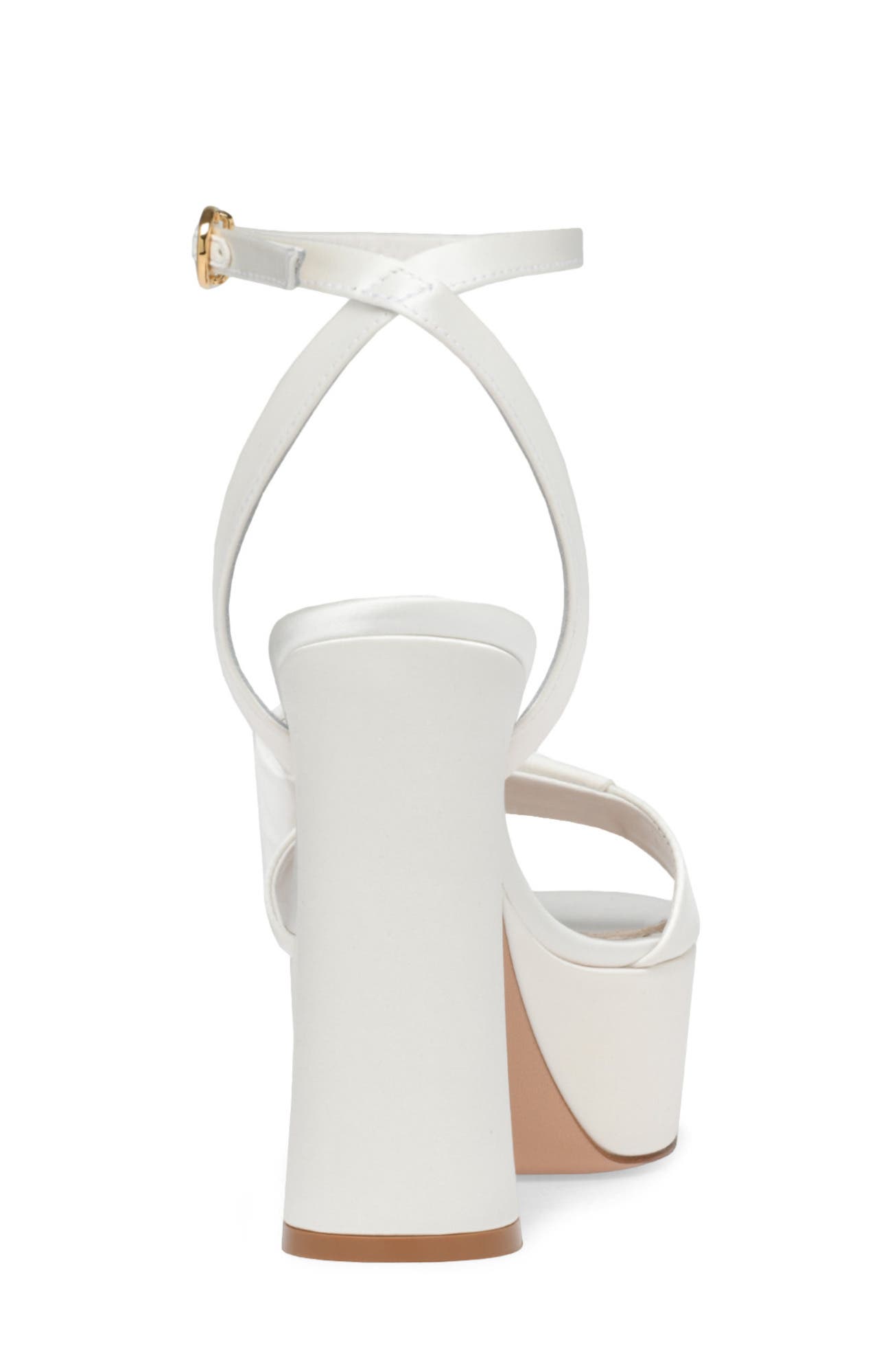 Rosie Sandal, Alternate, color, White Fabric