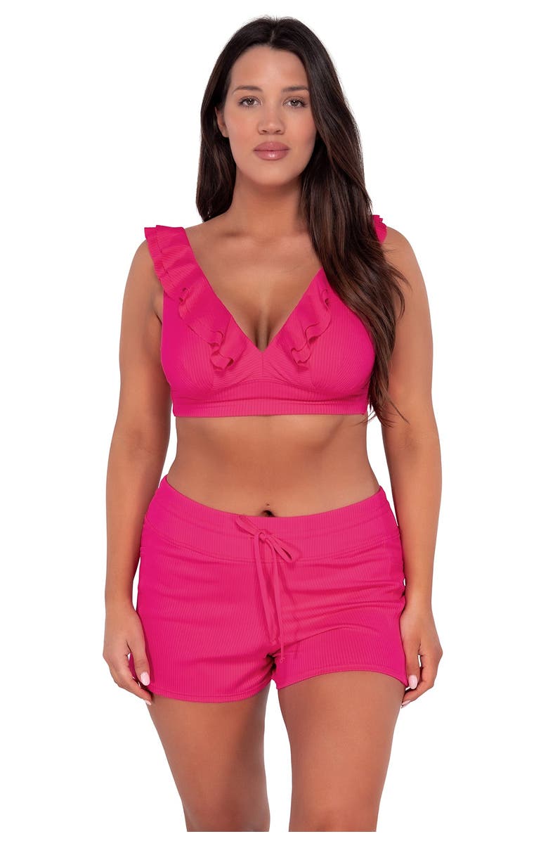 Sunsets Willa Wireless Bikini Swimsuit Top - F Cup, Alternate, color, 