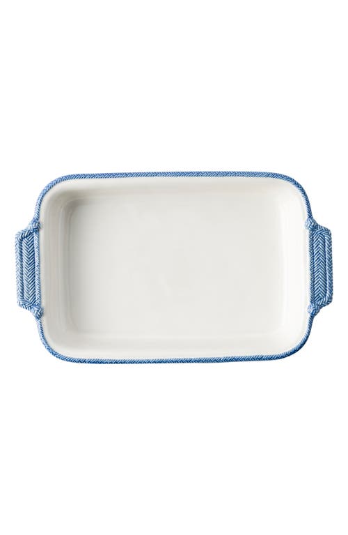 Juliska Le Panier Ceramic Baking Dish In Blue