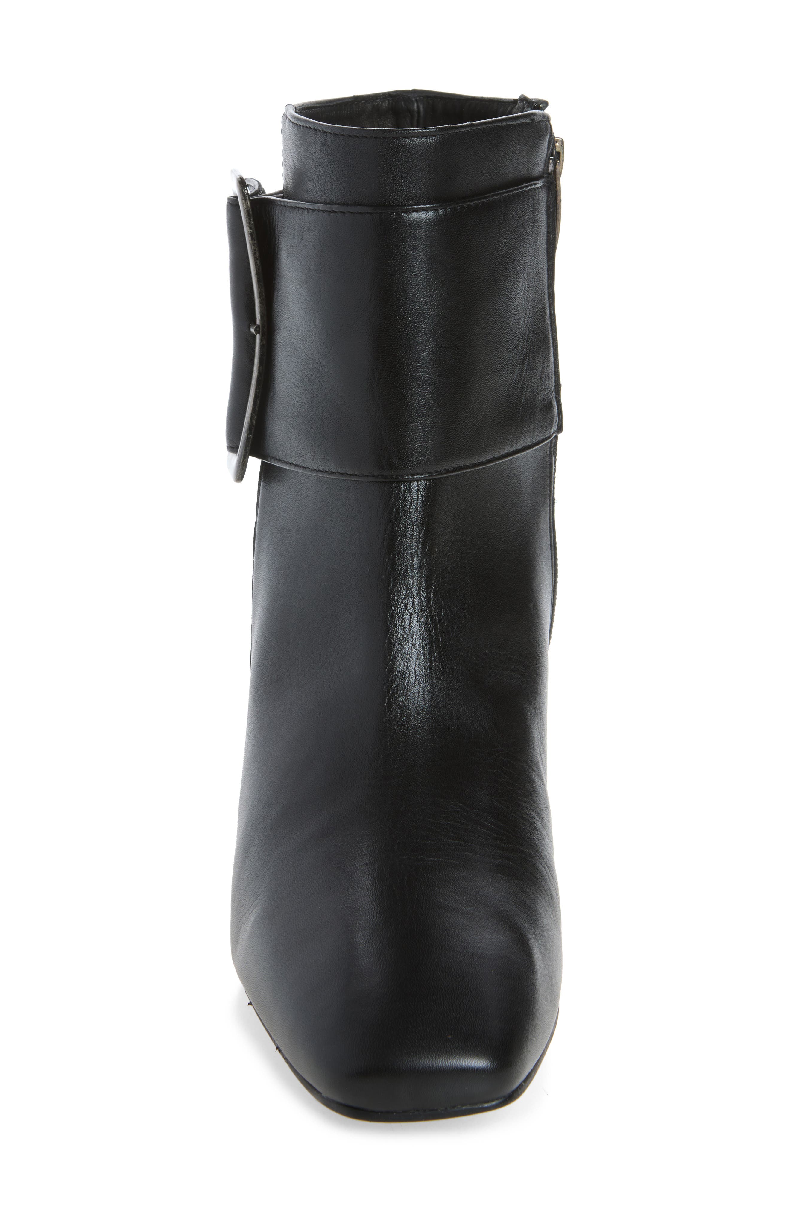 Darsie Leather Bootie, Alternate, color, BLACK LEATHER