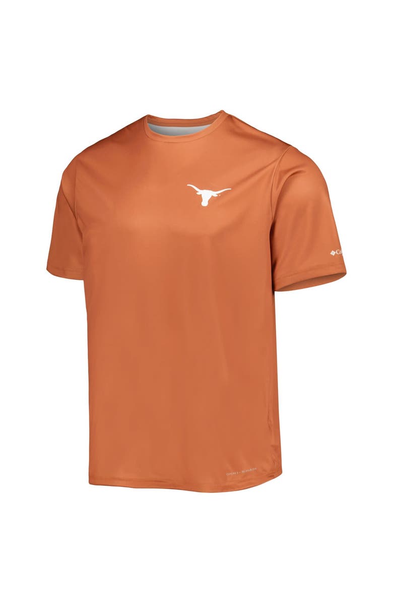 Columbia Men's Columbia Texas Orange Texas Longhorns Terminal Tackle Omni-Shade T-Shirt, Alternate, color, Burnt Orange