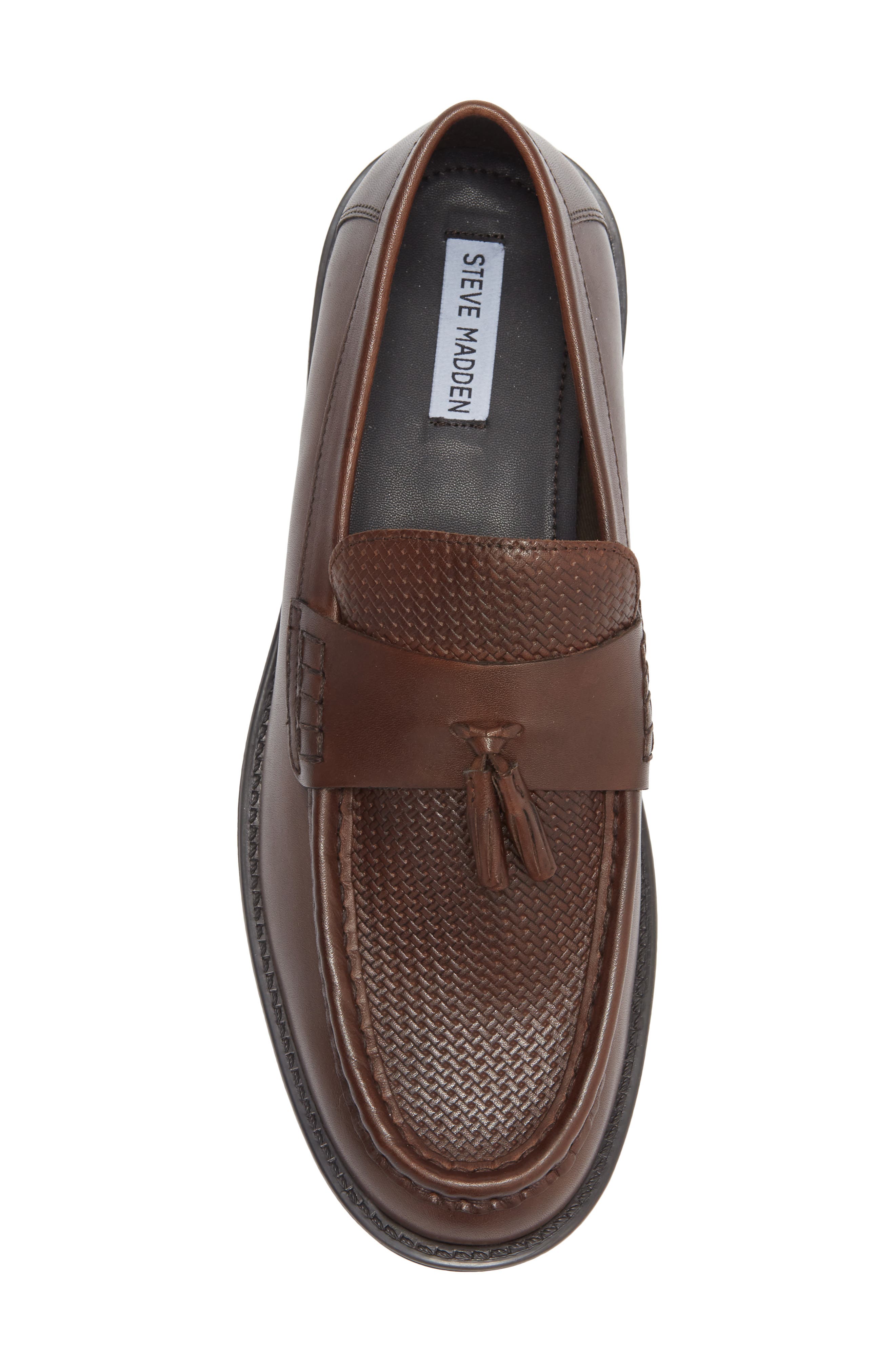 Damon Tassel Loafer, Alternate, color, BROWN