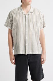 Obey Evans Stripe Camp Shirt
