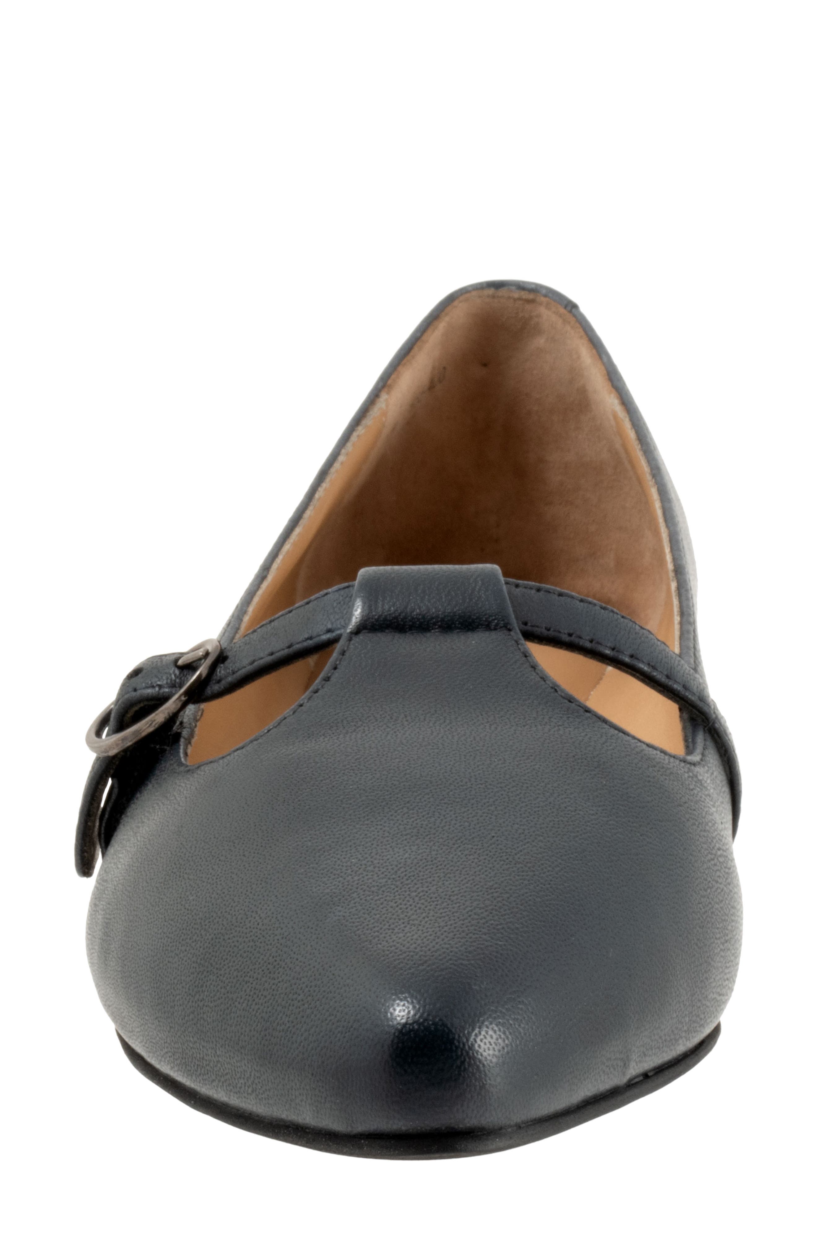 Evie Mary Jane Flat, Alternate, color, NAVY