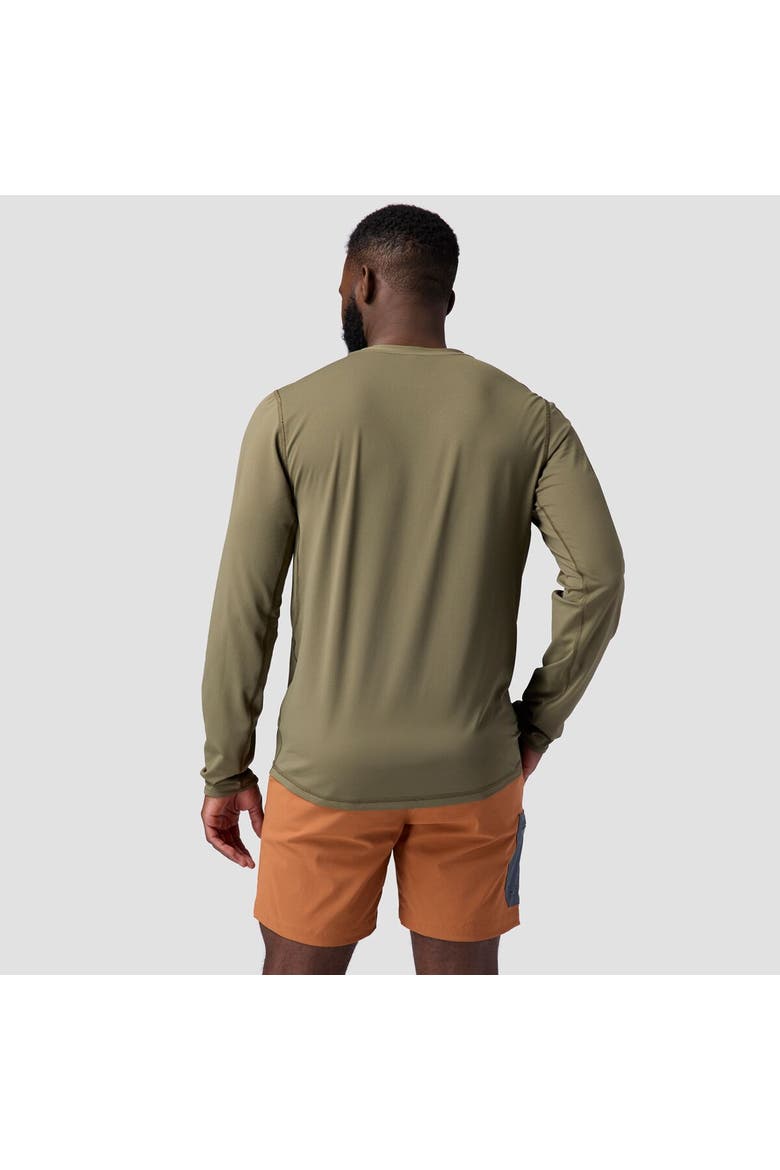 Tahoe Sun Long-Sleeve Crew Shirt - Men's, Alternate, color, Kalamata