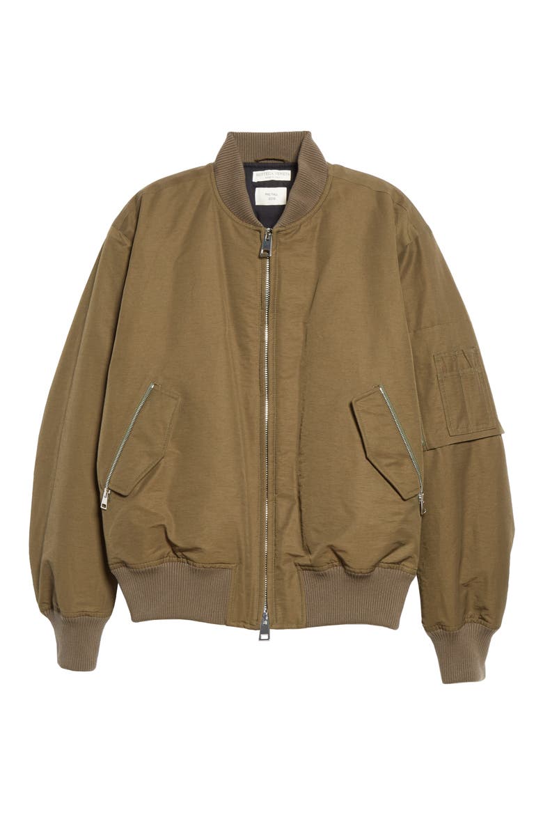 Bomber Flight Jacket, Alternate, color, ARMY