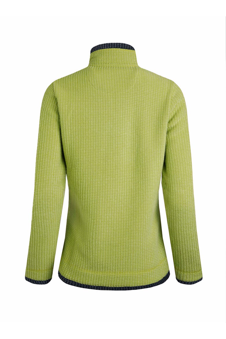 Beye 1/4 Zip Grid Fleece, Alternate, color, Tarragon