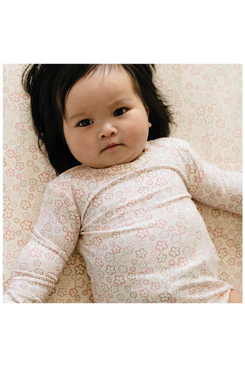 Comfy Long Sleeve Bodysuit, Alternate, color, SPRING BLOSSOM
