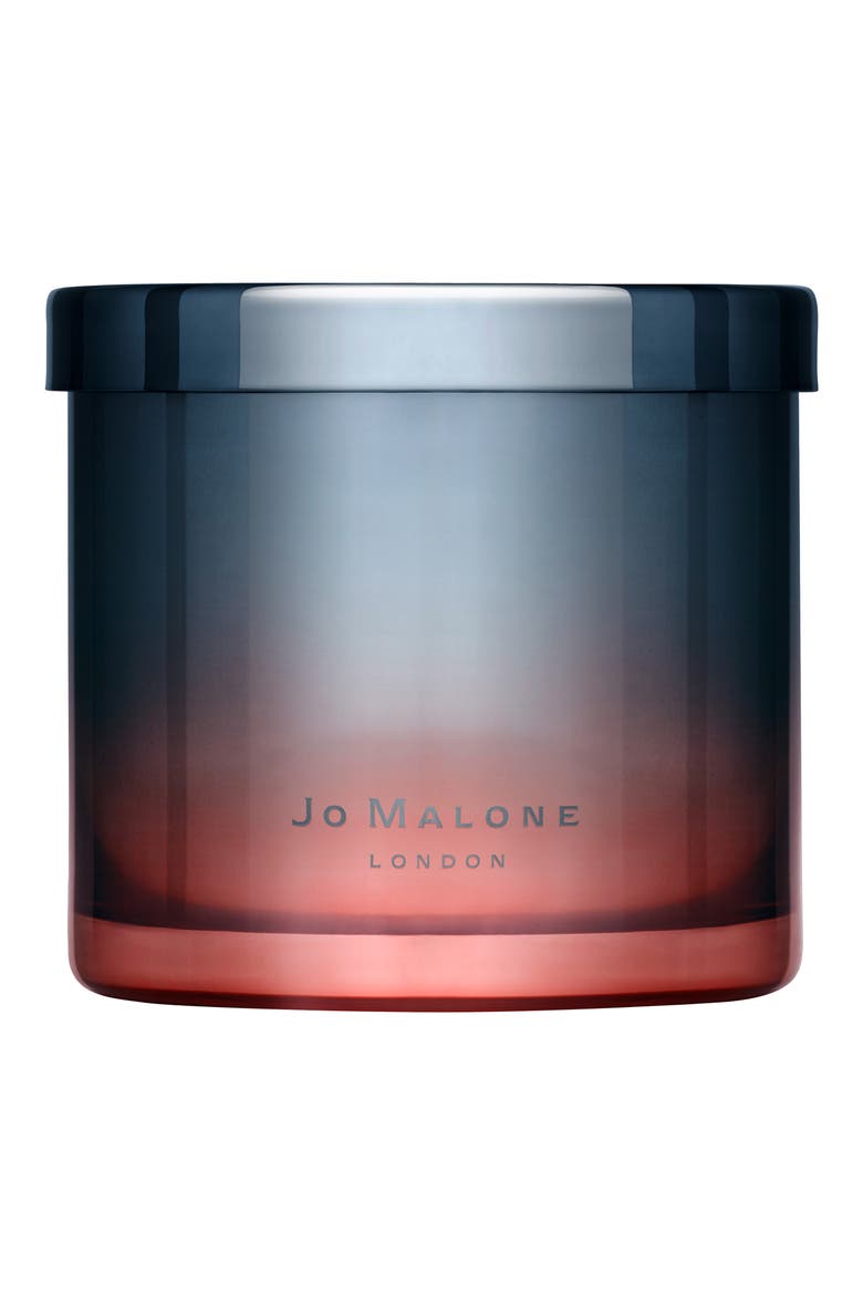 Pomegranate Noir and Peony & Blush Suede Layered 3-Wick Candle, Main, color, NO COLOR