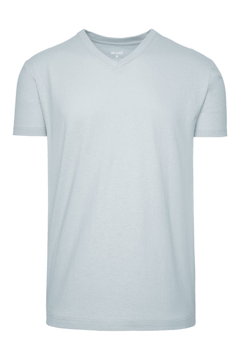 Short Sleeve V-Neck T-Shirt, Alternate, color, ICICLE