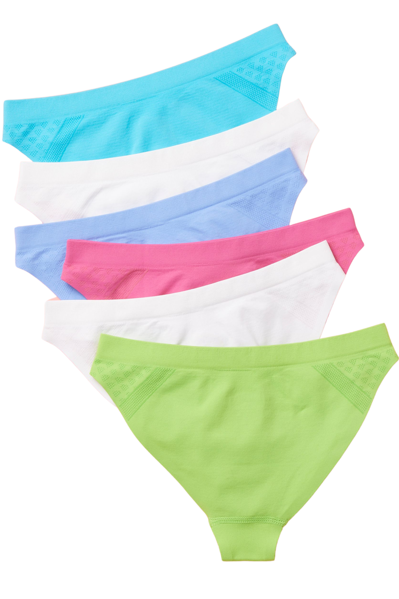 6PK Scout Seamless Underwear, Alternate, color, Green