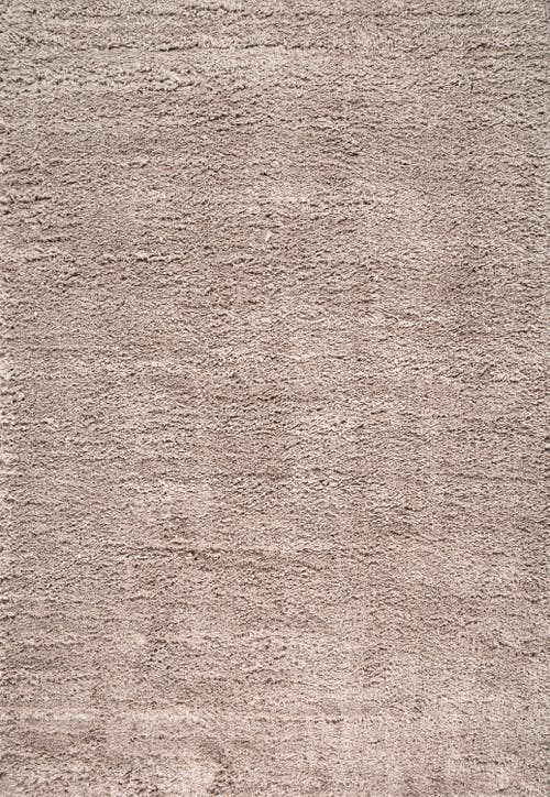 Jonathan Y Groovy Solid Shag Area Rug In Sand