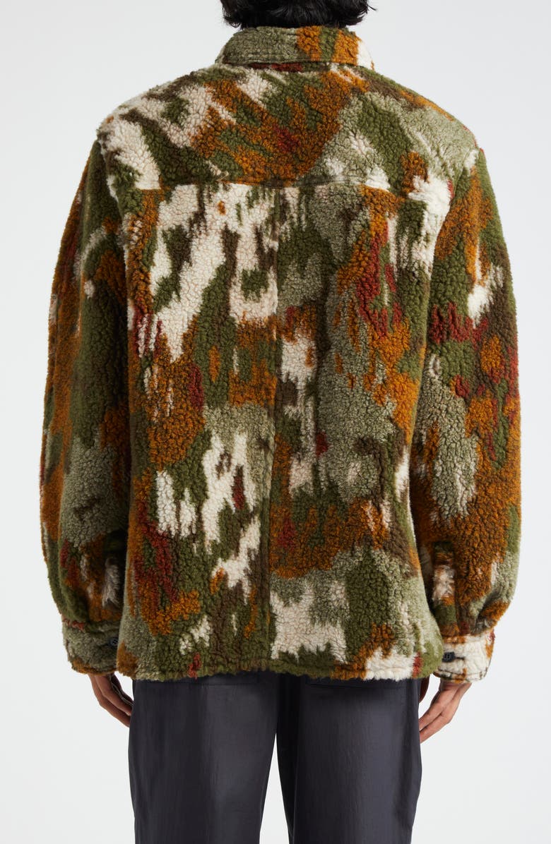 Isabel Marant Kervon Camo Fleece Jacket, Alternate, color, 