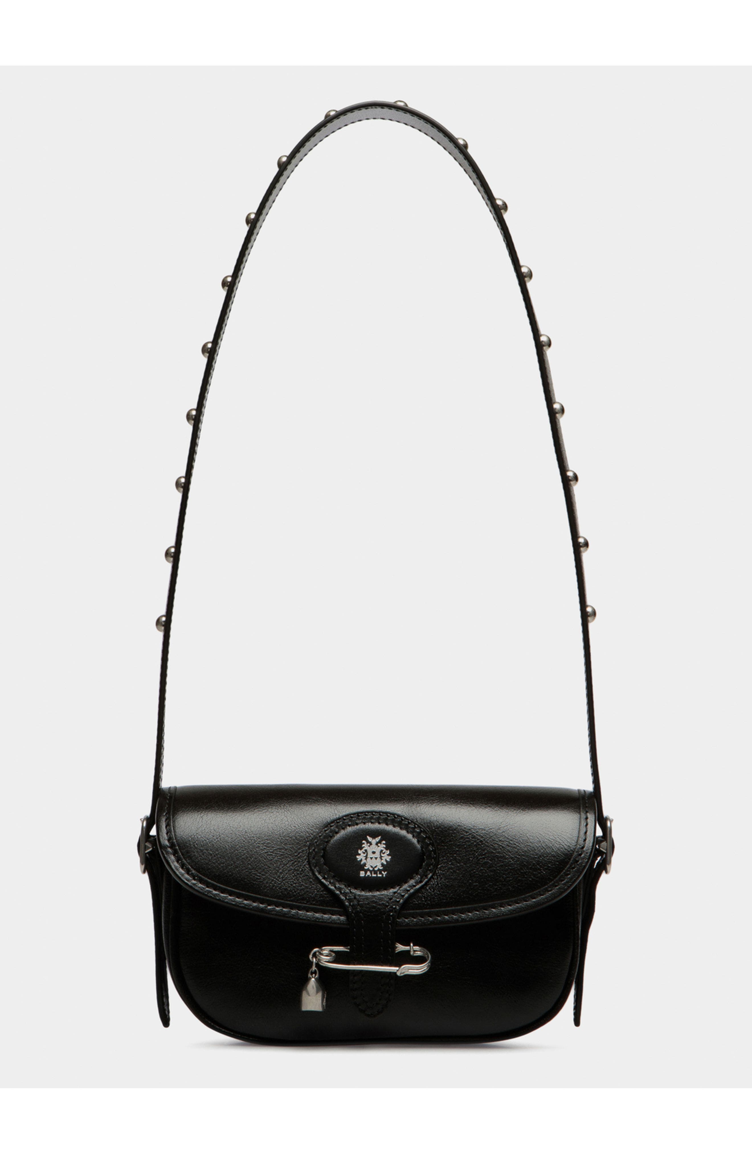Bally Beckett Minibag in Leather With a Bally Pin, Main, color, 