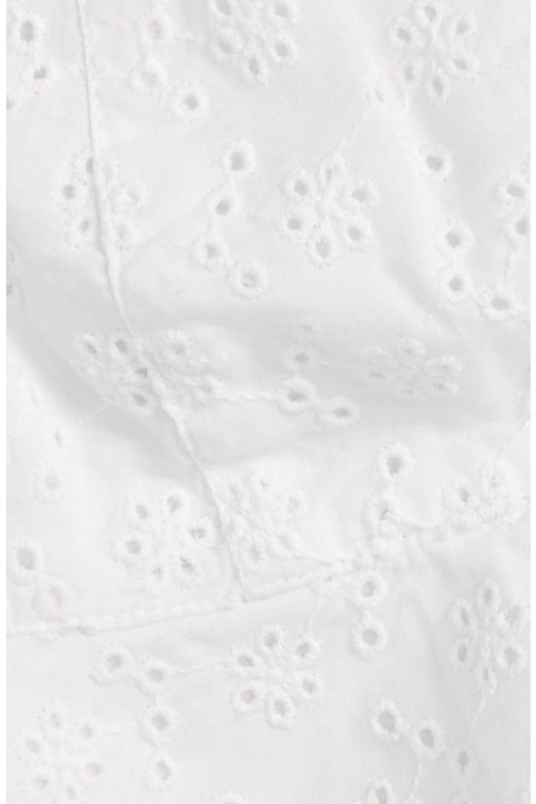 Baby Eyelet Sun Hat, Alternate, color, WHITE