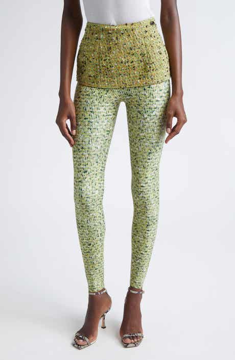 DIESEL® P-Hour Bouclé Skirt with Trompe l'Oeil Leggings