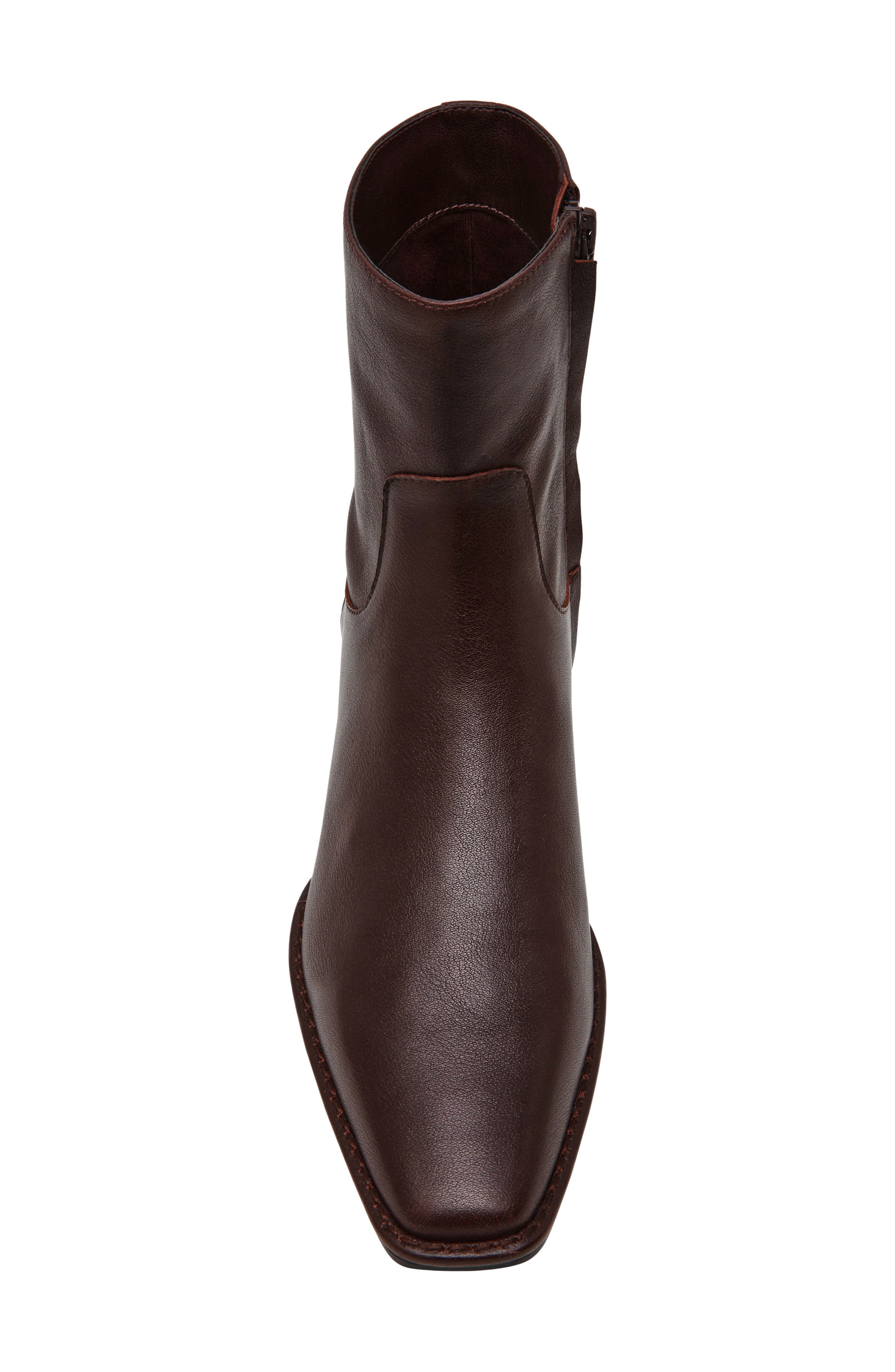 Define Block Heel Bootie, Alternate, color, BURGUNDY LEATHER
