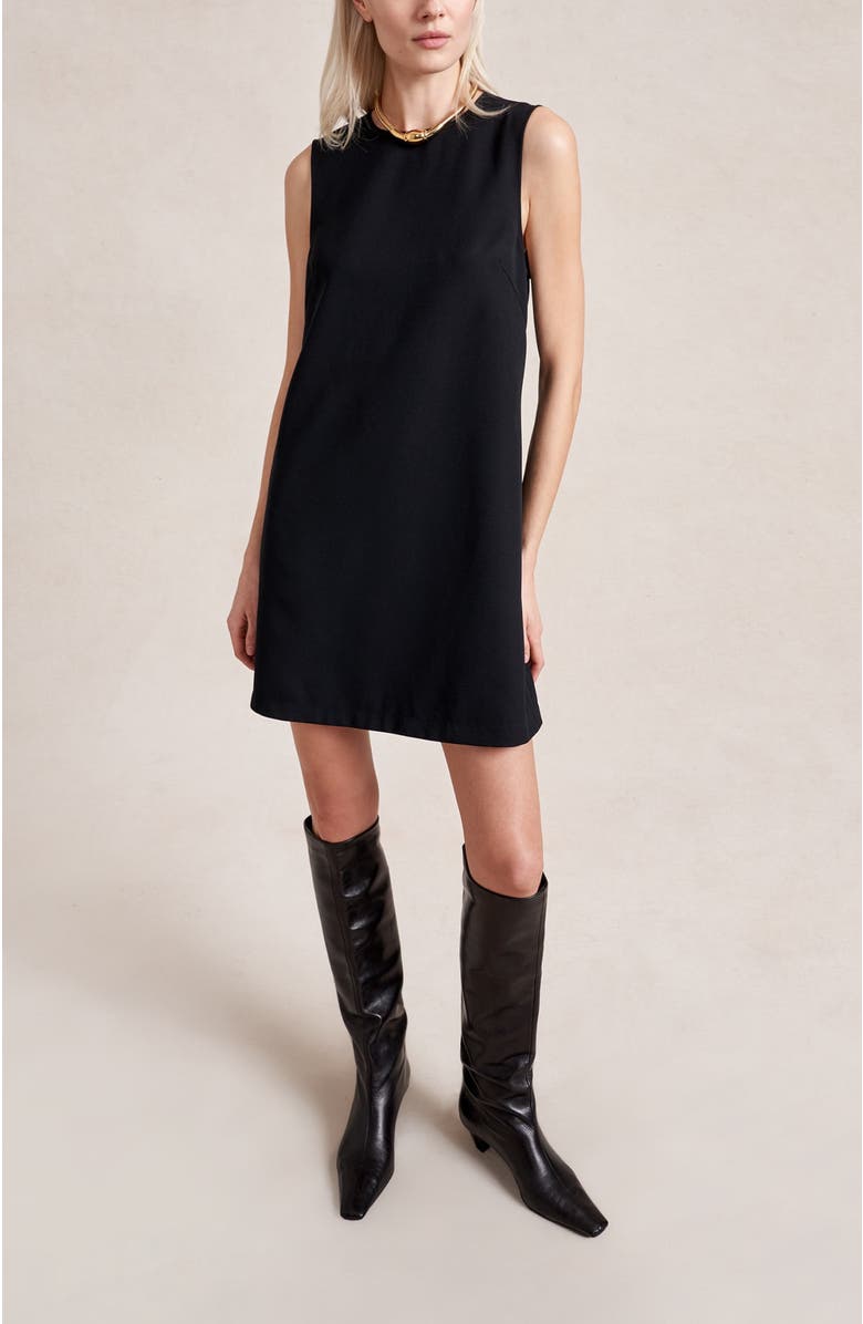 La Ligne Maxime Mini Dress, Alternate, color, Black