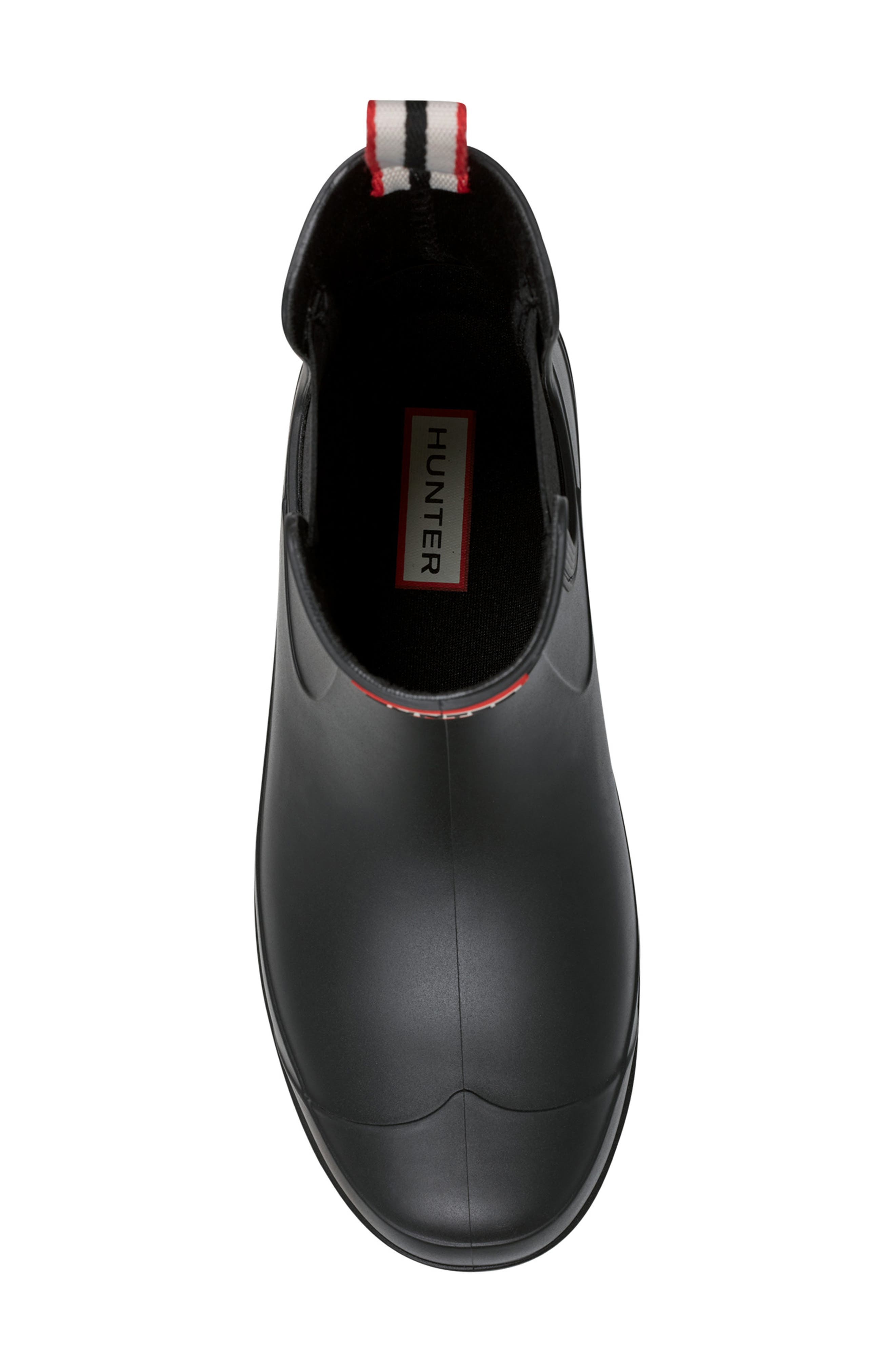 Hunter Tabitha Chelsea Waterproof Rain Boot, Alternate, color, Black/ Black