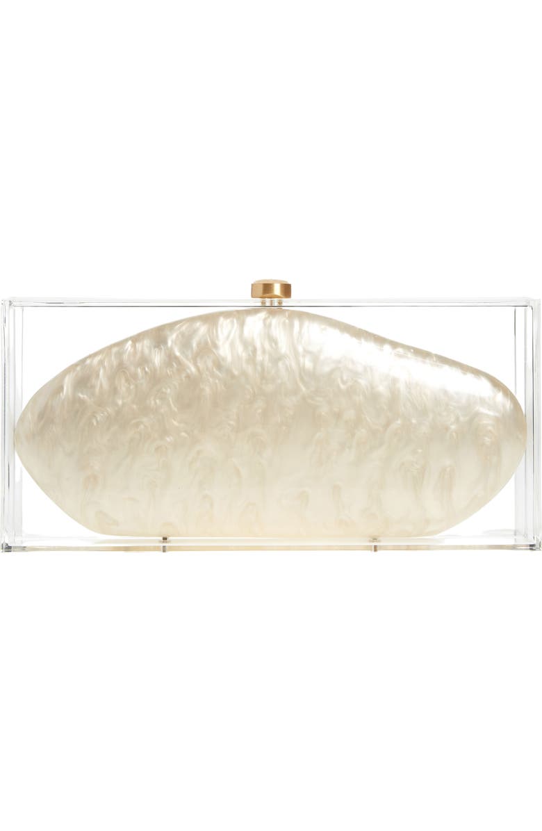 Cult Gaia Annika Acrylic Box Clutch, Alternate, color,