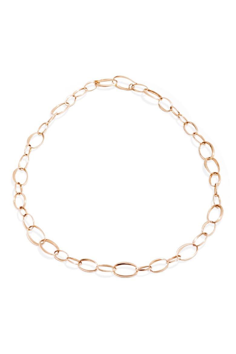 Chain Link Necklace, Main, color, ROSE GOLD