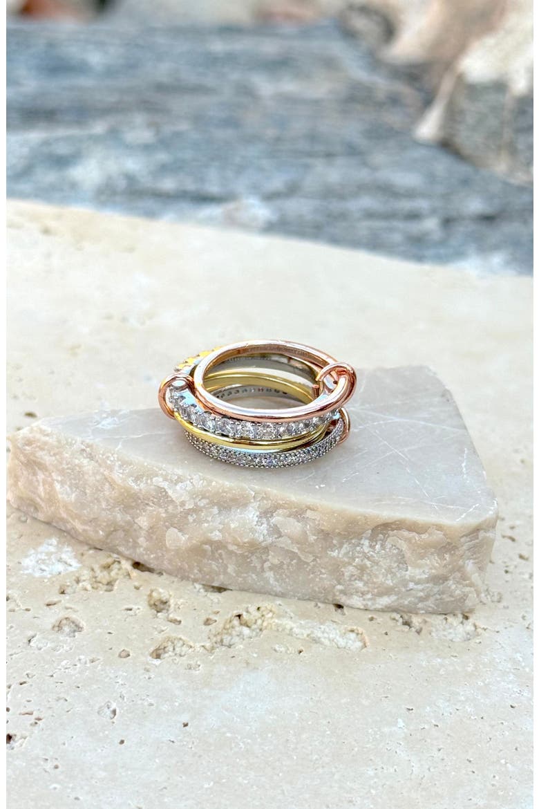 Tri-Tone Band Ring, Alternate, color, GOLD