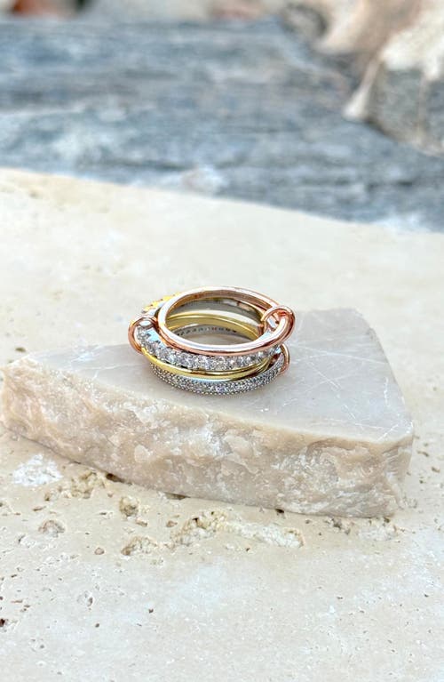 Adornia Tri-tone Band Ring In Multi