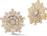 SPHERA MILANO Floral Statement Earrings