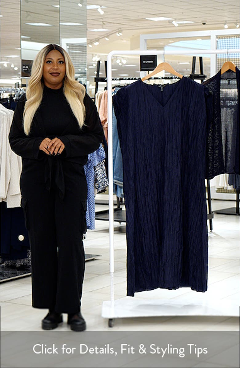 Cap Sleeve Silk Midi Dress, sales video thumbnail