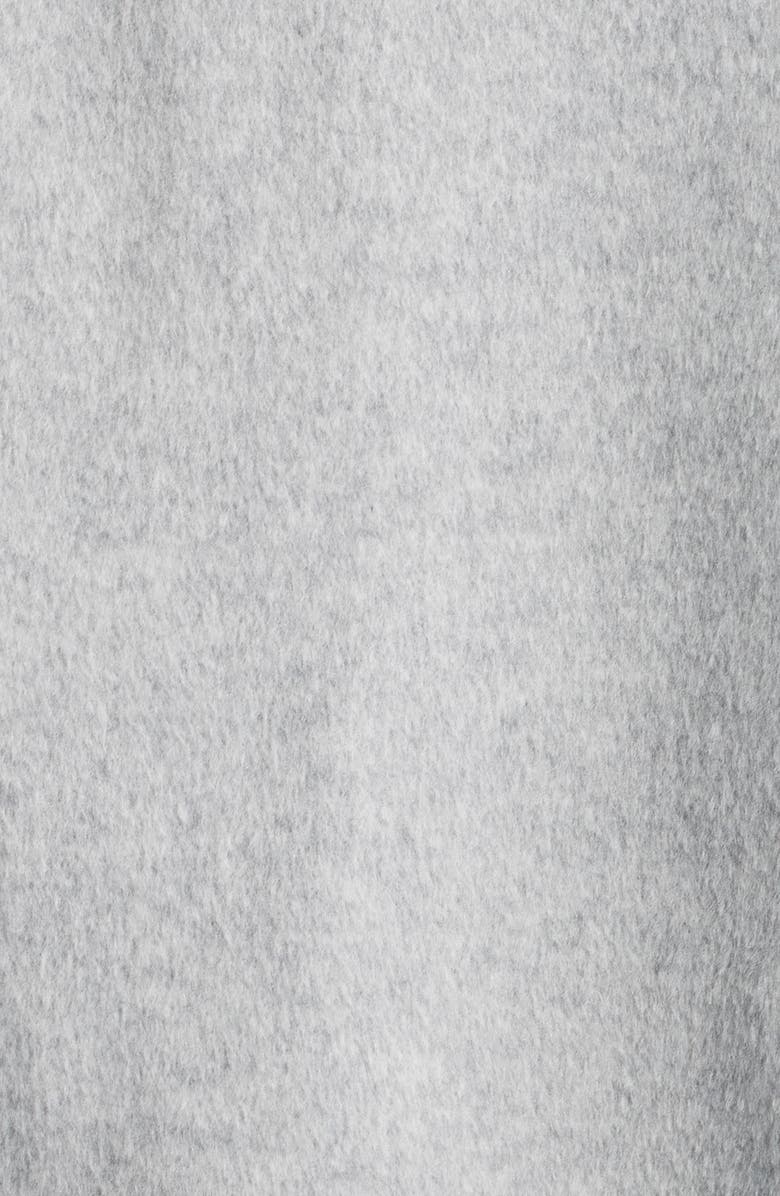 CeCe Faux Fur Collar Double Breasted Coat, Alternate, color, Grey