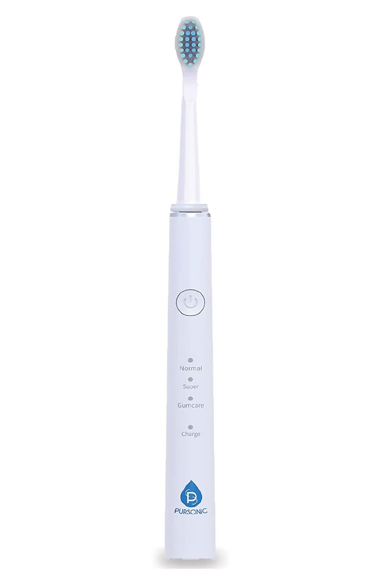PURSONIC USB Rechargeable Electric Toothbrush, Alternate, color, White