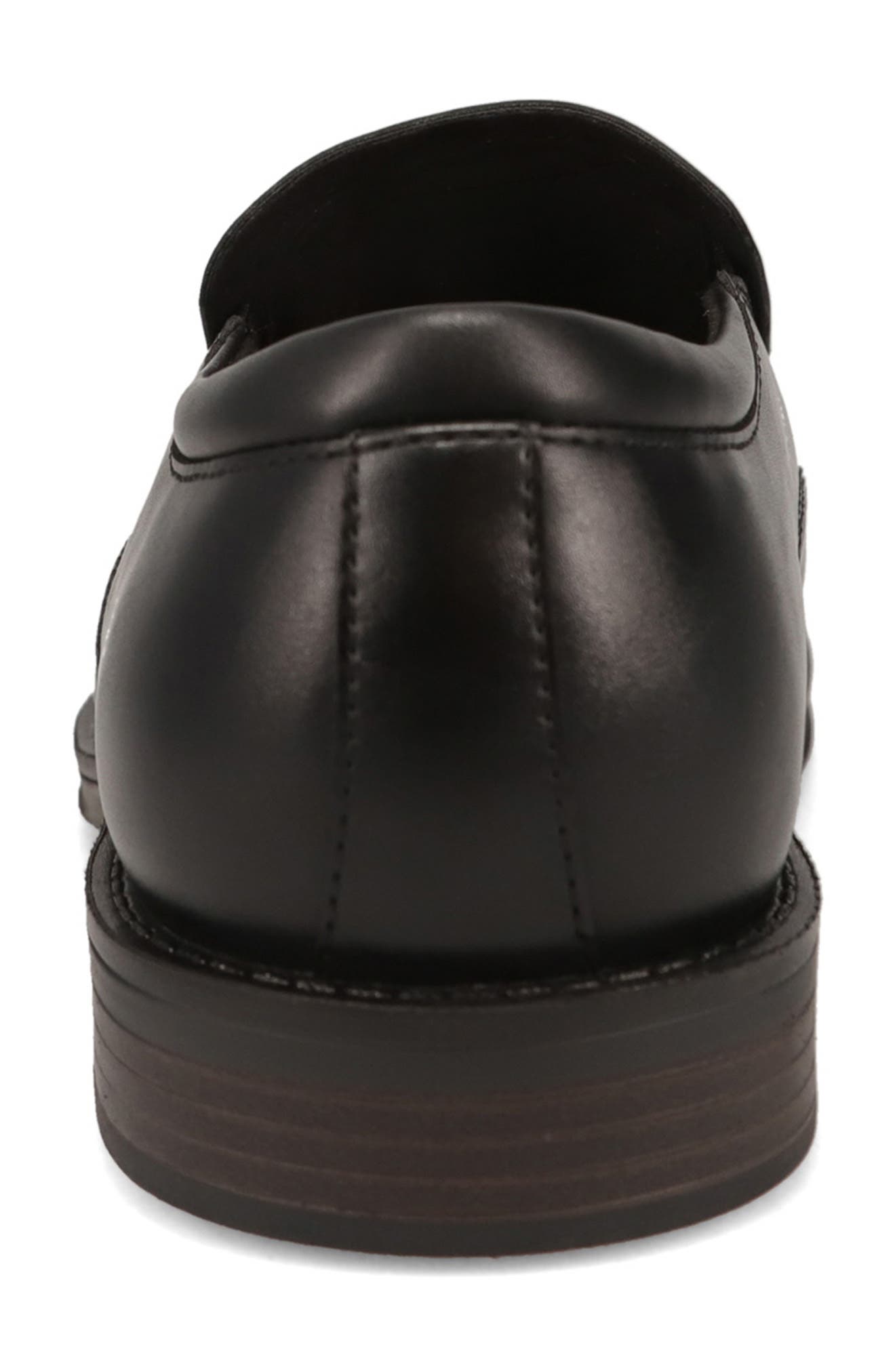 Benedict Faux Leather Loafer, Alternate, color, BLACK