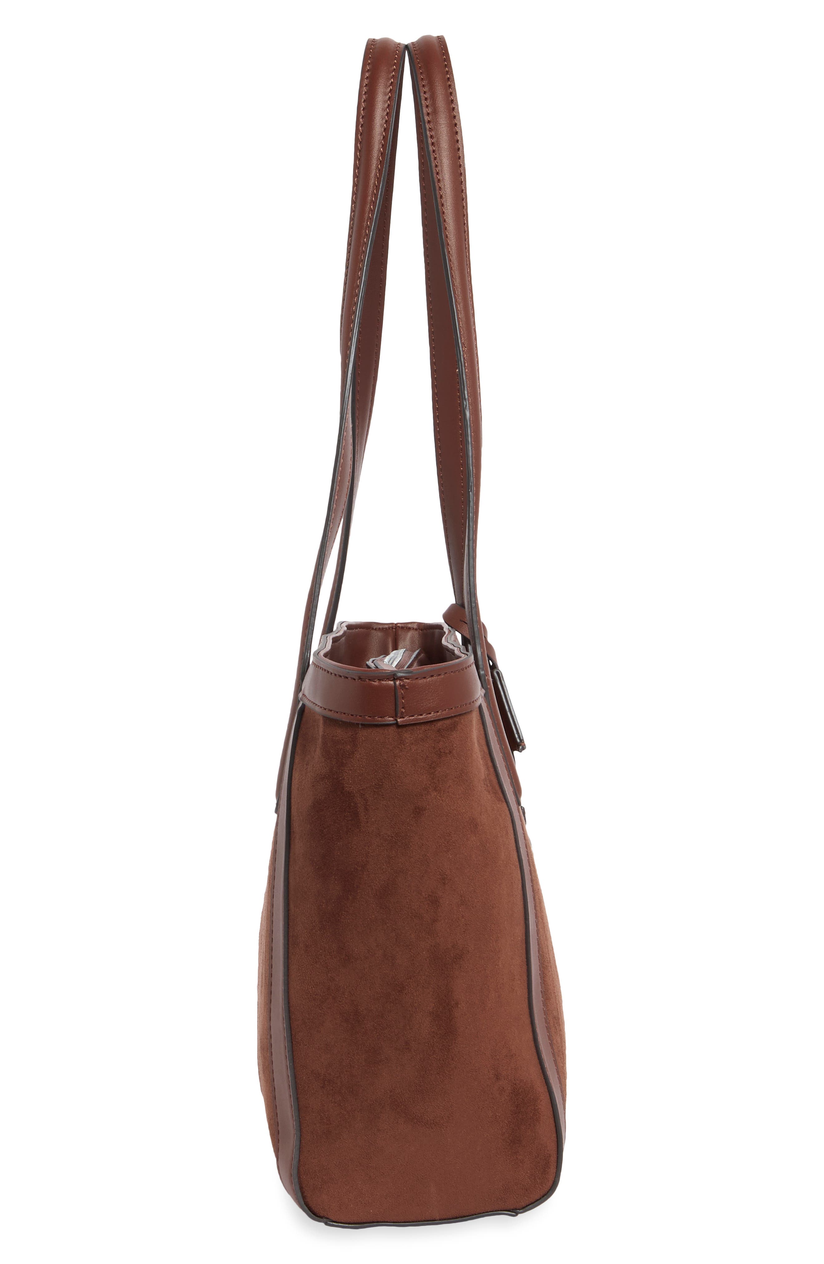 Aziel Small Tote, Alternate, color, MAHOGANY
