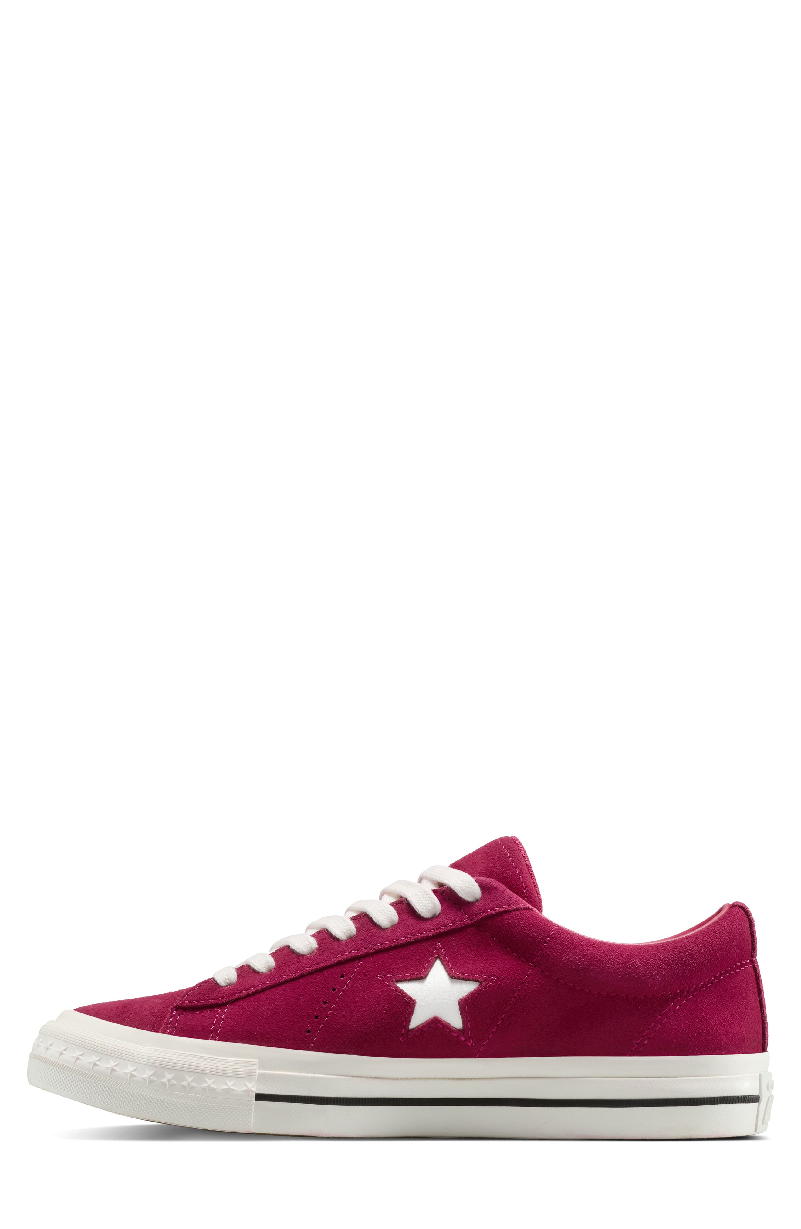 Converse One Star 95 Sneaker, Alternate, color, Sporty Berry/ Black